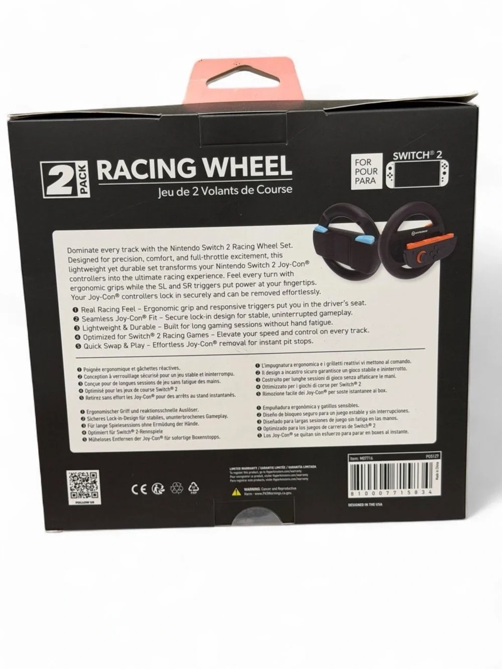 Hyperkin Racing Wheel 2-Pack for Switch 2